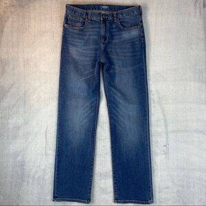 Old Navy Straight Leg Boys Blue Jeans Sz 16 Husky Adjustable Elastic Waist